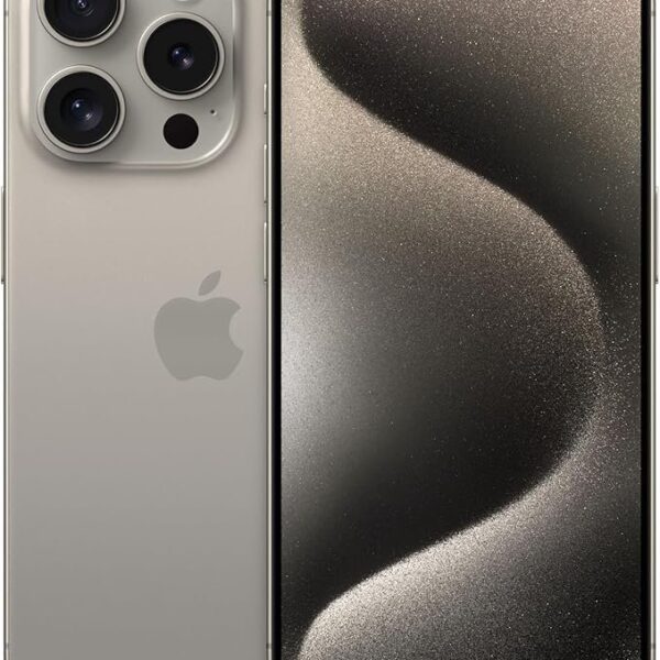 Apple iPhone 15 Pro (128 GB) - Natural Titanium.